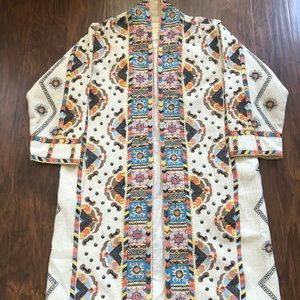 Anthropologie Coloma Embroidered Jacket by Maeve